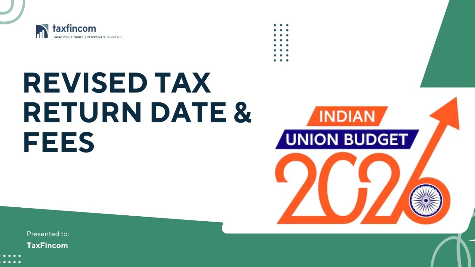 Revised Tax Return Dates and Fees – Budget 2026